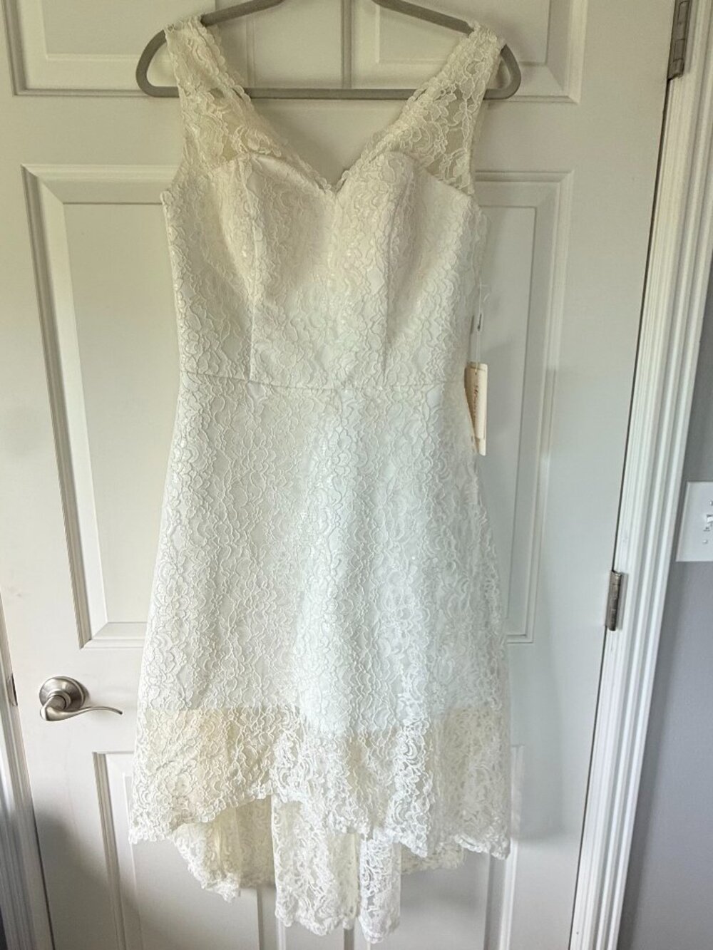 Minga'a Off White Lace Dress Tea Length w/ tags